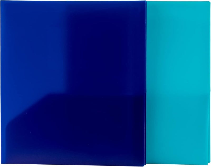 Smead 10-Pocket Organizer, Letter Size, 2 per Pack, 1 Each of Dark Blue and Teal (89204) - Image 4